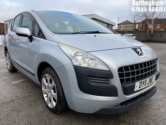 Location: Nottingham - 2011 PEUGEOT 3008 ACTIVE E-HDI S-A 5 DOOR HATCHBACK REG: DY11JWE, 1560cc DIESEL, 6 SPEED SEMI AUTO DIESEL, Former Keepers: 6, Keys: Yes, MOT Expiry date: 07/12/2026