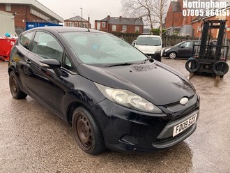 Location: Nottingham - 2009 FORD FIESTA STYLE PLUS 68 TDCI 3 Door Hatchback REG: FD09SZX, Keys: No, MOT Expiry date: 10/02/2026, 1399 Diesel, 5 Speed Manual Diesel, Former Keepers: 10