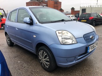 Location: Nottingham - 2006 KIA PICANTO LX 5 Door Hatchback REG: FX56ZFB, Keys: No, MOT Expiry date: 09/02/2026, 1086 Petrol, 5 Speed Manual Petrol, Former Keepers: 10