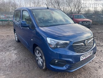 Location: Peterborough - 2019 VAUXHALL COMBO LIFE ENERGY S/S MPV REG: CP69FBO, 1199cc Petrol, 6 Speed Manual Petrol, Former Keepers: 1, Keys: Yes, MOT Expiry date: 13/08/2026