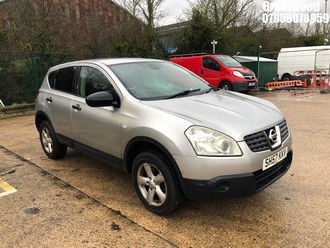 Location: Brentwood - 2007 NISSAN QASHQAI VISIA 2WD 5 Door Hatchback REG: SH57KKV, Keys: No, MOT Expiry date: 09.10.2026, 1598 Petrol, 5 Speed Manual Petrol, Former Keepers: 5