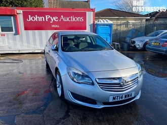 Location: Hull - 2014 VAUXHALL INSIGNIA DSIGN NAV CDTI E 5 Door Hatchback REG: MT14WWA, Keys: No, MOT Expiry date: 10/04/2026, 1956 Diesel, 6 Speed Manual Diesel, Former Keepers: 13