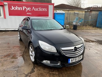 Location: Hull - 2011 VAUXHALL INSIGNIA SRI VX-LINE 5 Door Hatchback REG: AF61OVK, Keys: No, MOT Expiry date: 29/06/2026, 1796 Petrol, 6 Speed Manual Petrol, Former Keepers: 10