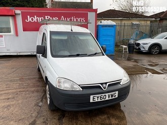 Location: Hull - 2010 VAUXHALL COMBO 1700 CDTI Car Derived Van REG: EY60VWG, Keys: No, MOT Expiry date: 12/12/2025, 1248 Diesel, 5 Speed Manual Diesel, Former Keepers: 7