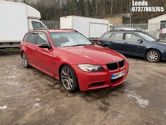 Location: Leeds - 2007 BMW 320D M SPORT TOURING Estate REG: NH07OPO, Keys: No, MOT Expiry date: 12-08-2026, 1995 Diesel, 6 Speed Manual Diesel, Former Keepers: 3