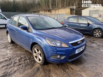 Location: Leeds - 2010 FORD FOCUS ZETEC 100 5 Door Hatchback REG: YD10YWZ, Keys: No, MOT Expiry date: 12-05-2026, 1596 Petrol, 5 Speed Manual Petrol, Former Keepers: 4