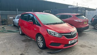 Location: Erith - 2017 Vauxhall Zafira Tourer Design Turbo 5 Door MPV REG: HK17ABO, Keys: Yes, MOT Expiry date: 10/09/2024, 1364 CC Petrol, 6 Speed Manual Petrol, Former Keepers: 1