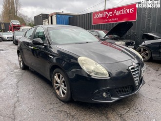 Location: Stapleford - 2010 ALFA ROMEO GIULIETTA LUSSO M-AIR TB 5 Door Hatchback REG: SM60DDK, Keys: Yes, MOT Expiry date: 18/12/2026, 1368 Petrol, 6 Speed Manual Petrol, Former Keepers: 4