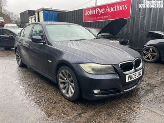 Location: Stapleford - 2009 BMW 320D SE AUTO 4 Door Saloon REG: VK09JXZ, Keys: Yes, MOT Expiry date: 28/03/2026, 2000 Diesel, 6 Speed Auto Diesel, Former Keepers: 5