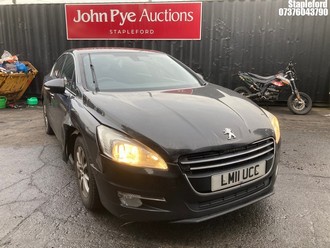 Location: Stapleford - 2011 PEUGEOT 508 SR HDI 4 Door Saloon REG: LM11UCC, Keys: Yes, MOT Expiry date: 26/09/2026, 1997 Diesel, 6 Speed Manual Diesel, Former Keepers: 12