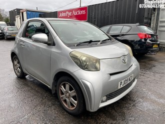 Location: Stapleford - 2009 TOYOTA IQ2 VVT-I 3 DOOR HATCHBACK REG: PJ09NZU, 998cc PETROL, 5 SPEED MANUAL PETROL, Former Keepers: 2, Keys: Required, MOT Expiry date: 02/02/2026