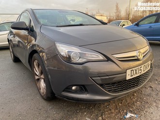 Location: Manchester - 2015 VAUXHALL ASTRA GTC SRI CDTI S/S 3 Door Hatchback REG: DX15OKM, 1956 Diesel, 6 Speed Manual Diesel, Former Keepers: 4, Keys: Yes, MOT Expiry date: 27/10/2026