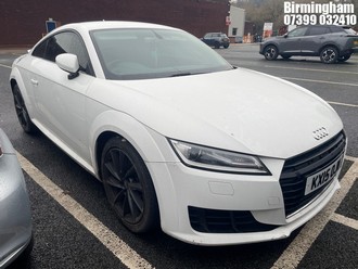 Location: Birmingham - 2015 AUDI TT SPORT TDI ULTRA Coupe REG: MM65JKE, 1968cc Diesel, 6 Speed Manual Diesel, Former Keepers: 6, Keys: No, MOT Expiry date: 30/01/2026
