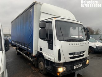 Location: Belvedere - 2015 IVECO EUROCARGO 75E16S S-A Curtain-Sided REG: YA64VCY, 4485cc Diesel, S-Auto Diesel, Former Keepers: 3, Keys: Yes, MOT Expiry date: 31/01/2026