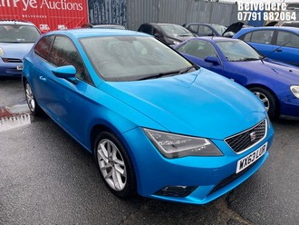 Location: Belvedere - 2013 SEAT LEON SE TECHNOLOGY TSI 3 Door Hatchback REG: WX63LUR, Keys: Yes, MOT Expiry date: 12/03/2026, 1197 Petrol, 6 Speed Manual Petrol, Former Keepers: 7