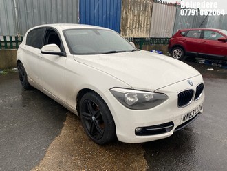 Location: Belvedere - 2013 BMW 118D SPORT 5 Door Hatchback REG: KN63LLO, Keys: No, MOT Expiry date: 20/09/2026, 1995 Diesel, 6 Speed Manual Diesel, Former Keepers: 8