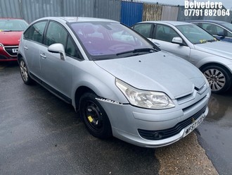 Location: Belvedere - 2007 CITROEN C4 VTR+ HDI AUTO 5 Door Hatchback REG: WF57YZD, Keys: No, MOT Expiry date: 16/11/2024, 1560 Diesel, 6 Speed Auto Diesel, Former Keepers: 5