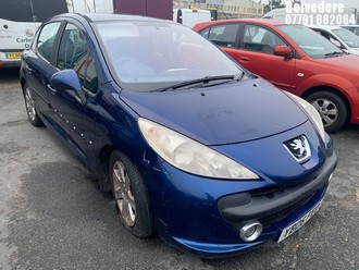 Location: Belvedere - 2006 PEUGEOT 207 SPORT HDI 90 5 Door Hatchback REG: YB06FEO, Keys: No, MOT Expiry date: 05/12/2024, 1560 Diesel, 5 Speed Manual Diesel, Former Keepers: 9