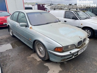 Location: Belvedere - 1999 BMW 528I SE AUTO 4 Door Saloon REG: V575VJO, Keys: No, MOT Expiry date: 25/10/2023, 2793 Petrol, 5 Speed Auto Petrol, Former Keepers: 2