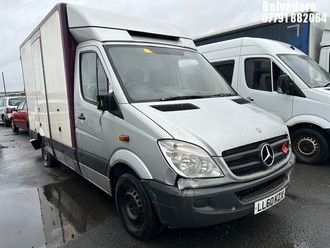 Location: Belvedere - 2011 MERCEDES-BENZ SPRINTER 313 CDI Insulated/Refrigerated Van REG: LL60KZX, Keys: No, MOT Expiry date: 24.06.2024, 2143 Diesel, Automatic, Former Keepers: 3