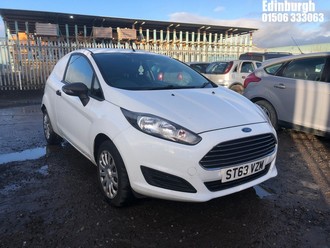 Location: Edinburgh - 2014 FORD FIESTA BASE TDCI Car Derived Van REG: ST63VZM, Keys: No, MOT Expiry date: 19/08/2025, 1499 Diesel, 5 Speed Manual Diesel, Former Keepers: 2