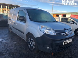 Location: Edinburgh - 2013 RENAULT KANGOOMAXI LL21 CORE ENRG Panel Van REG: SB63ZGC, Keys: No, MOT Expiry date: 10/01/2026, 1461 Diesel, 5 Speed Manual Diesel, Former Keepers: 4