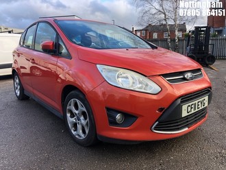 Location: Nottingham - 2011 FORD C-MAX ZETEC 5 Door Hatchback REG: CF11EYG, Keys: No, MOT Expiry date: 04/10/2026, 1596 Petrol, 5 Speed Manual Petrol, Former Keepers: 7