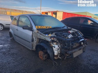 NOTE: ATF Registered Buyers ONLY - Location: Edinburgh - 2007 FORD FIESTA ZETEC S 3 Door Hatchback REG: NJ57WSF, Keys: No, 1560 Diesel, 5 Speed Manual Diesel, Former Keepers: 10