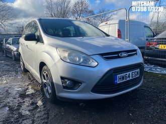 Location: Mitcham - 2014 FORD GRAND C-MAX ZETEC TDCI 11 MPV REG: HW64ESN, Keys: No, MOT Expiry date: 03/11/2025, 1560 Diesel, 6 Speed Manual Diesel, Former Keepers: 4