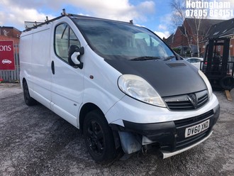 Location: Nottingham - 2011 VAUXHALL VIVARO 2900 SPORTIVE Panel Van REG: DV60XND, Keys: No, MOT Expiry date: 17/09/2025, 1995 Diesel, 6 Speed Manual Diesel, Former Keepers: 6