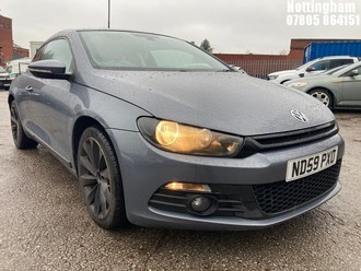 Location: Nottingham - 2009 VOLKSWAGEN SCIROCCO GT TDI 170 S-A COUPE REG: ND59PXO, 1968cc DIESEL, 6 SPEED SEMI AUTO DIESEL, Former Keepers: 4, Keys: Yes, MOT Expiry date: 07/12/2026