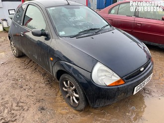 Location: Peterborough - 2008 FORD KA ZETEC CLIMATE 3 Door Hatchback REG: GD08VDE, Keys: No, MOT Expiry date: 09/08/2026, 1297 Petrol, 5 Speed Manual Petrol, Former Keepers: 3