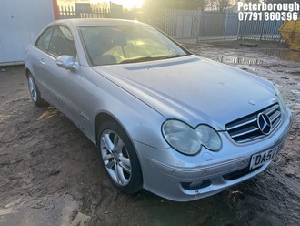 Location: Peterborough - 2007 MERCEDES CLK220 CDI AVANTGARDE A Coupe REG: DA57DNF, Keys: No, MOT Expiry date: 21/12/2023, 2149 Diesel, 6 Speed Auto Diesel, Former Keepers: 3