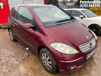Location: Peterborough - 2005 MERCEDES A150 ELEGANCE SE Coupe REG: KR05HSL, Keys: No, MOT Expiry date: 03/08/2025, 1498 Petrol, 5 Speed Manual Petrol, Former Keepers: 13