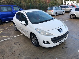 Location: Brentwood - 2012 PEUGEOT 207 SPORTIUM 5 Door Hatchback REG: OY12GXB, Keys: No, MOT Expiry date: 07.11.2025, 1360 Petrol, 5 Speed Manual Petrol, Former Keepers: 6