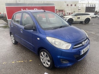 Location: South Wales - 2011 HYUNDAI I10 CLASSIC 5 DOOR HATCHBACK REG: WL11FAJ, 1248cc PETROL, 5 SPEED MANUAL PETROL, Former Keepers: 3, Keys: Yes, MOT Expiry date: 14/08/2026