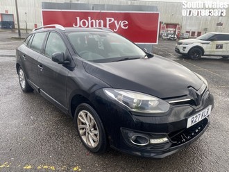Location: South Wales - 2014 RENAULT MEGANE D-QUE TT ENERGY DC Estate REG: R27KLR, Keys: No, MOT Expiry date: 01/03/2025, 1461 Diesel, 6 Speed Manual Diesel, Former Keepers: 3