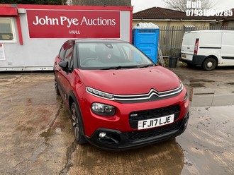Location: Hull - 2017 CITROEN C3 FLAIR PURETECH 5 Door Hatchback REG: FJ17LJE, Keys: No, MOT Expiry date: 31/07/2025, 1200 Petrol, 5 Speed Manual Petrol, Former Keepers: 5