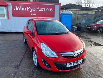 Location: Hull - 2011 VAUXHALL CORSA SXI 3 Door Hatchback REG: NX61UUL, Keys: No, MOT Expiry date: 25/09/2025, 1229 Petrol, 5 Speed Manual Petrol, Former Keepers: 4