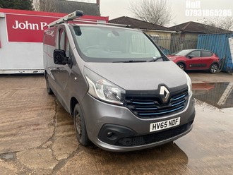 Location: Hull - 2015 RENAULT TRAFIC SL27 SPORT ENERGY Panel Van REG: HV65NDF, Keys: No, MOT Expiry date: 12/05/2025, 1598 Diesel, 6 Speed Manual Diesel, Former Keepers: 6