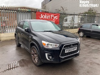 Location: Hayes - 2015 MITSUBISHI ASX ZC-M 5 Door Hatchback REG: FG65NYP, Keys: No, MOT Expiry date: 03/03/2026, 1590 Petrol, 5 Speed Manual Petrol, Former Keepers: 2
