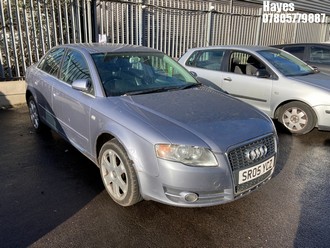 Location: Hayes - 2005 AUDI A4 SE 4 Door Saloon REG: SR05YCZ, Keys: No, MOT Expiry date: 03/11/2025, 1984 Petrol, 5 Speed Manual Petrol, Former Keepers: 4