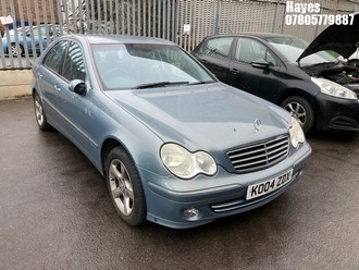 Location: Hayes - 2004 MERCEDES C180 KOMP. AVANTGARDE SE 4 Door Saloon REG: KO04ZDX, Keys: No, MOT Expiry date: 05/02/2026, 1796 Petrol, 5 Speed Auto Petrol, Former Keepers: 6