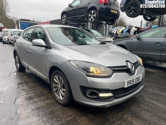 Location: Stapleford - 2015 RENAULT MEGANE D-QUE TT ENERGY DC 5 Door Hatchback REG: VK15ODG, Keys: Yes, MOT Expiry date: 19/05/2026, 1461 Diesel, 6 Speed Manual Diesel, Former Keepers: 3