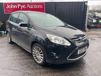 Location: Stapleford - 2013 FORD GRAND C-MAX TITANIUM TDCI MPV REG: AX13FWW, Keys: No, MOT Expiry date: 21/07/2026, 1560 Diesel, 6 Speed Manual Diesel, Former Keepers: 5