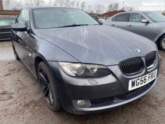 Location: Manchester - 2006 BMW 325I SE Coupe REG: WG56FRU, 2497 Petrol, 6 Speed Manual Petrol, Former Keepers: 10, Keys: No, MOT Expiry date: 10/05/2025