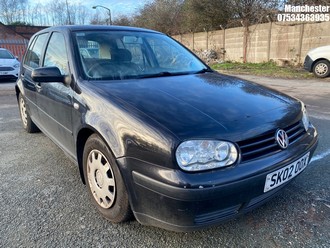 Location: Manchester - 2002 VOLKSWAGEN GOLF S 5 Door Hatchback REG: SK02OOX, 1598 Petrol, 5 Speed Manual Petrol, Former Keepers: 5, Keys: No, MOT Expiry date: 12/10/2026