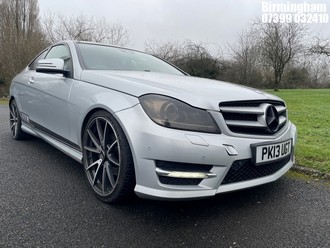 Location: Birmingham - 2013 MERCEDES-BENZ C220 AMG SPORT + CDI BLUE COUPE REG: PK13 UGT, 2143CC DIESEL, 7 SPEED AUTO DIESEL, Former Keepers: 13, Keys: Yes, MOT Expiry date: 16/04/2026