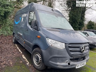 Location: Birmingham - 2020 MERCEDES - BENZ ESPRINTER PROGRESSIVE PANEL VAN REG: KV70WDL, 0CC ELECTRIC, 1 SPEED AUTO ELECTRIC, Former Keepers: 3, Keys: No, MOT Expiry date: 24/07/2024