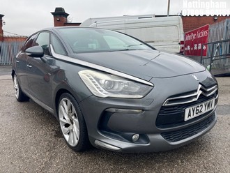 Location: Nottingham - 2013 CITROEN DS5 DSPORT HYBRID4 S-A 5 DOOR HATCHBACK REG:AY62YMV,1997cc ELECTRIC DIESEL,6 SPEED S-AUTO DIESEL/ELECTRIC,Former Keepers:5,Keys:Yes,MOT Expiry date:04/02/2026